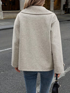 Elise| Stylish Double-Breasted Jacket with Button Details