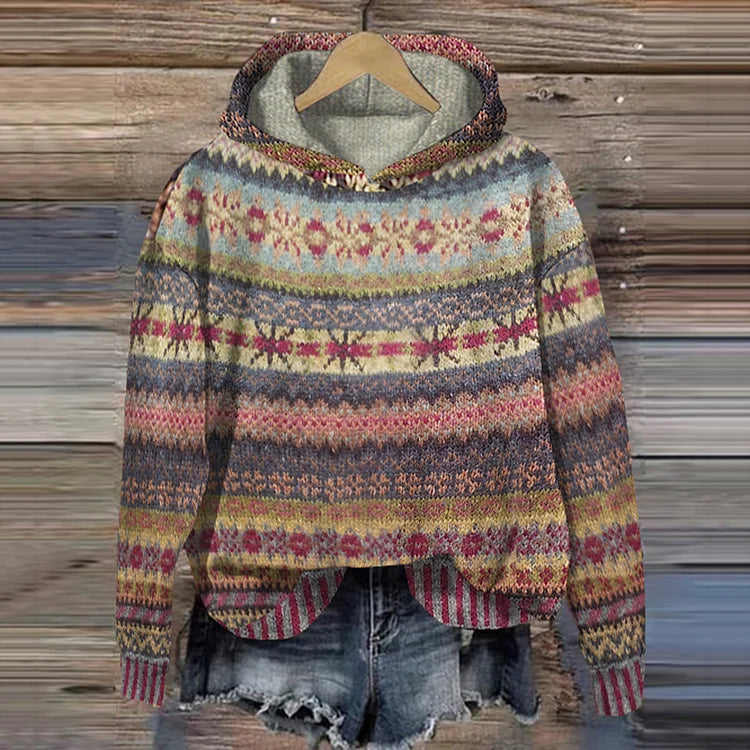 Jaida™ | Ethnic Retro Hoodie