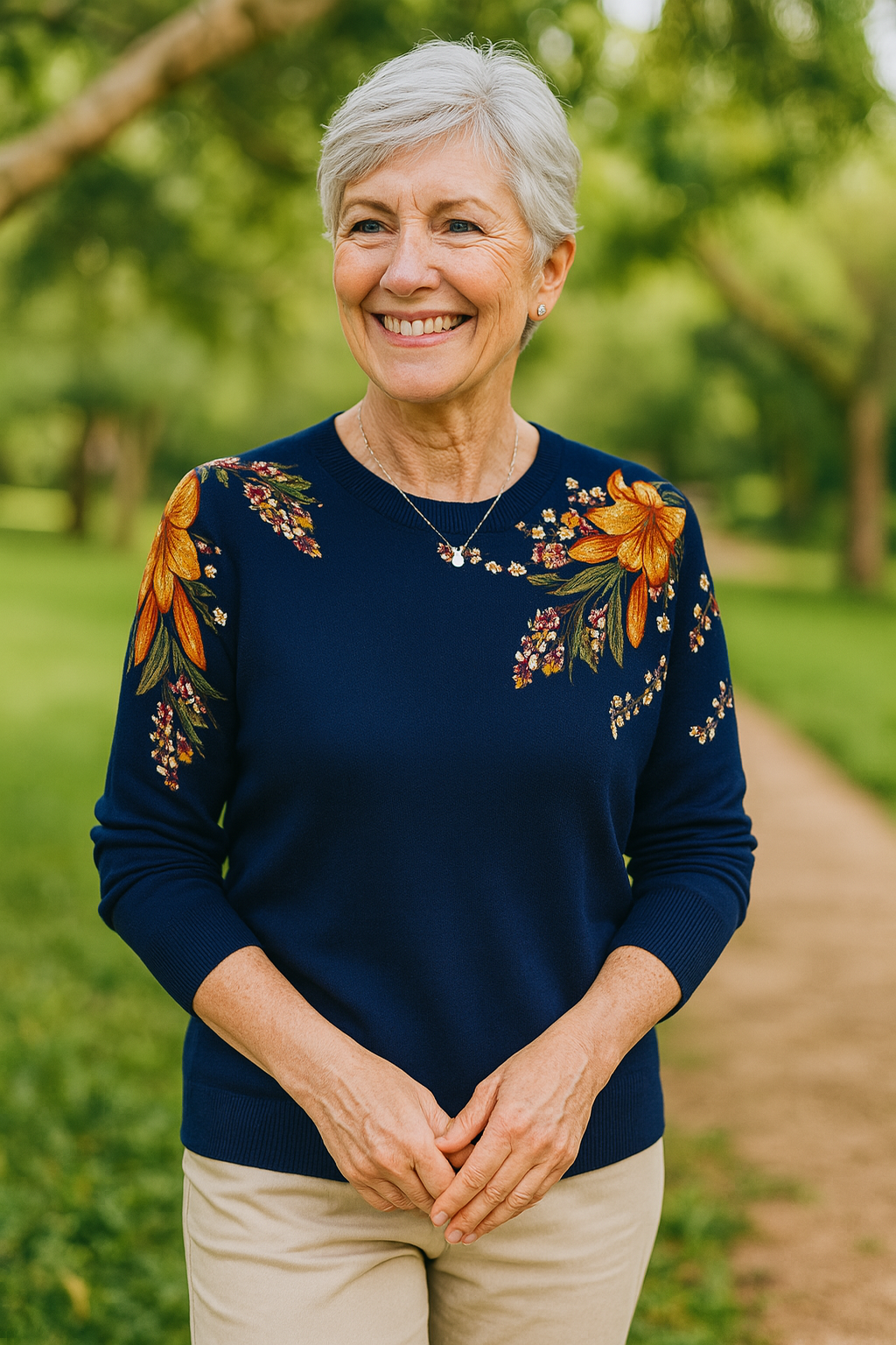 Iris | Graceful Knit Jumper