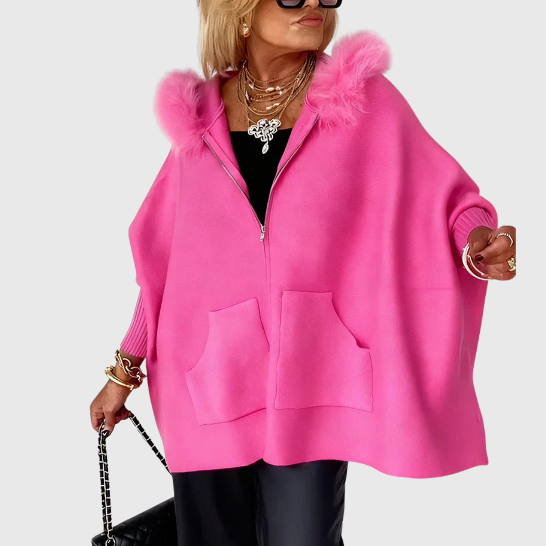 ARABELLE™ | Casual Hooded Coat with Fur Collar