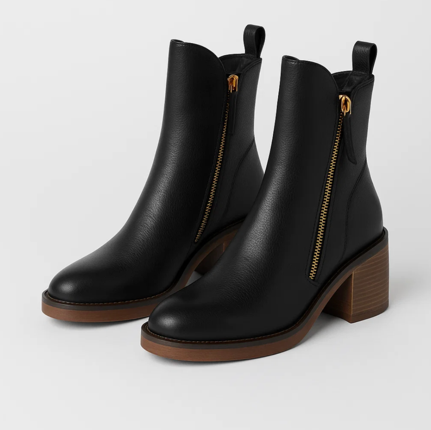 Leather Ankle Boots