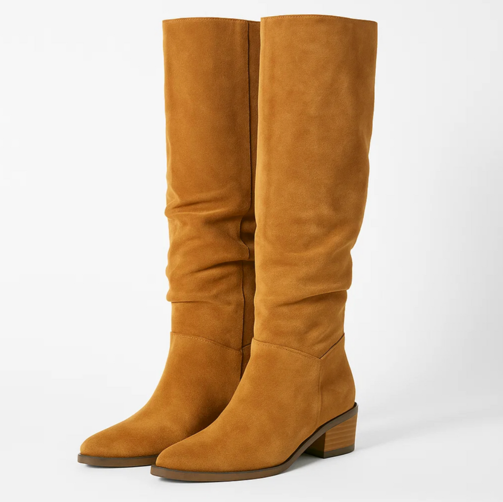 Velvet High Boots