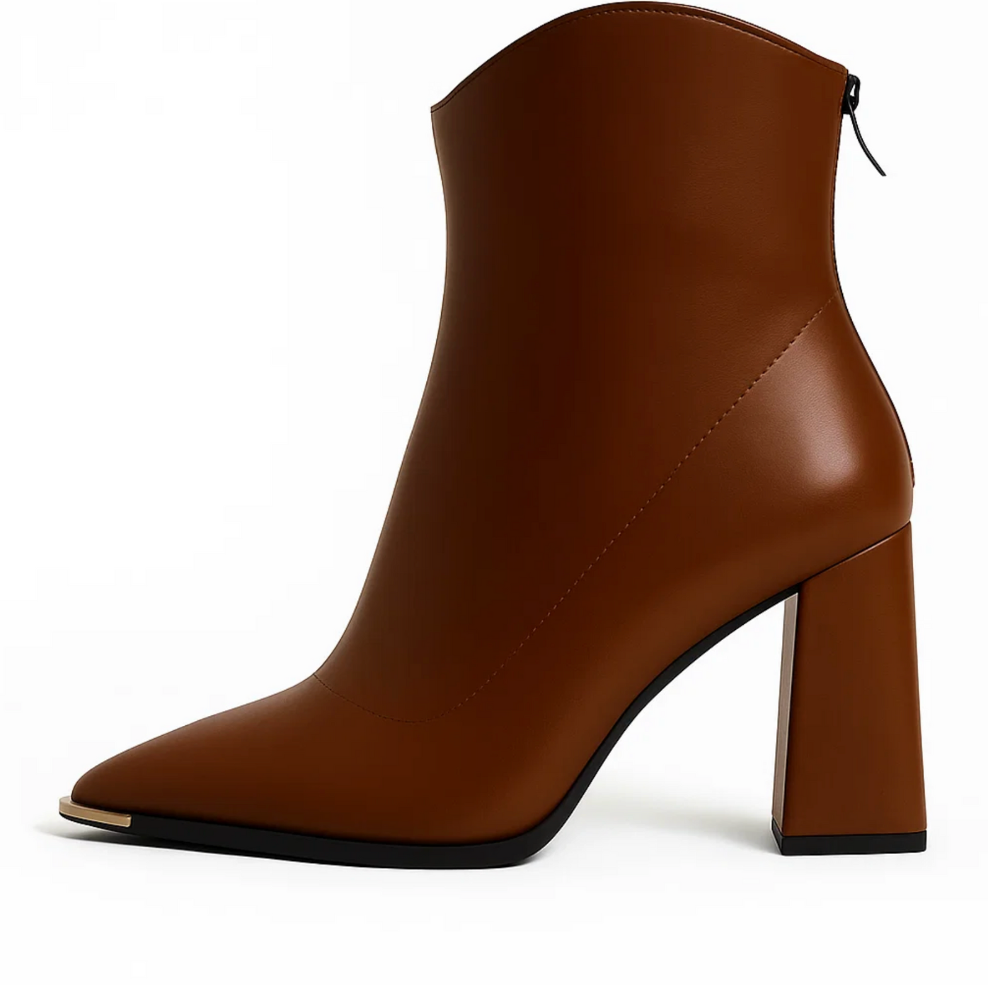 Pointed Leather Boots