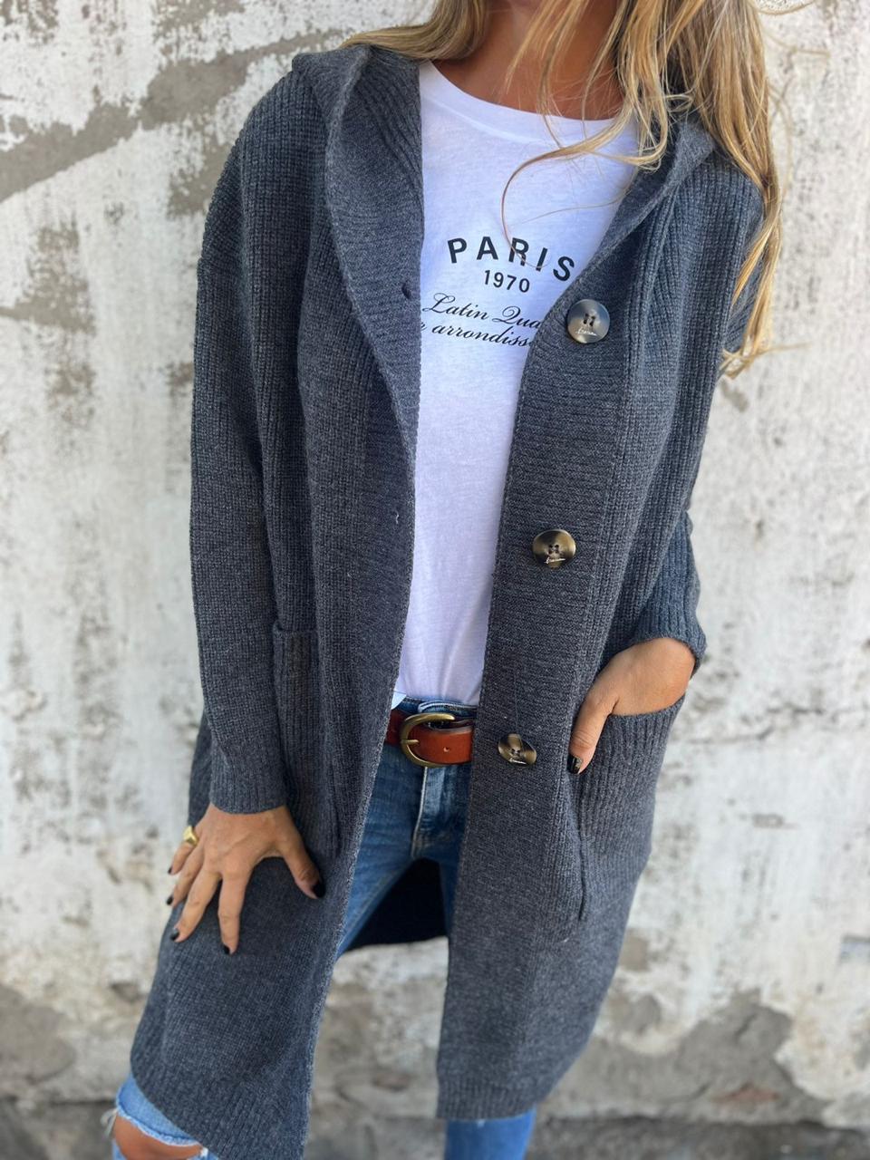 MARJORIE™ | Long cardigan